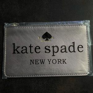 Silver Kate Spade Wristlet